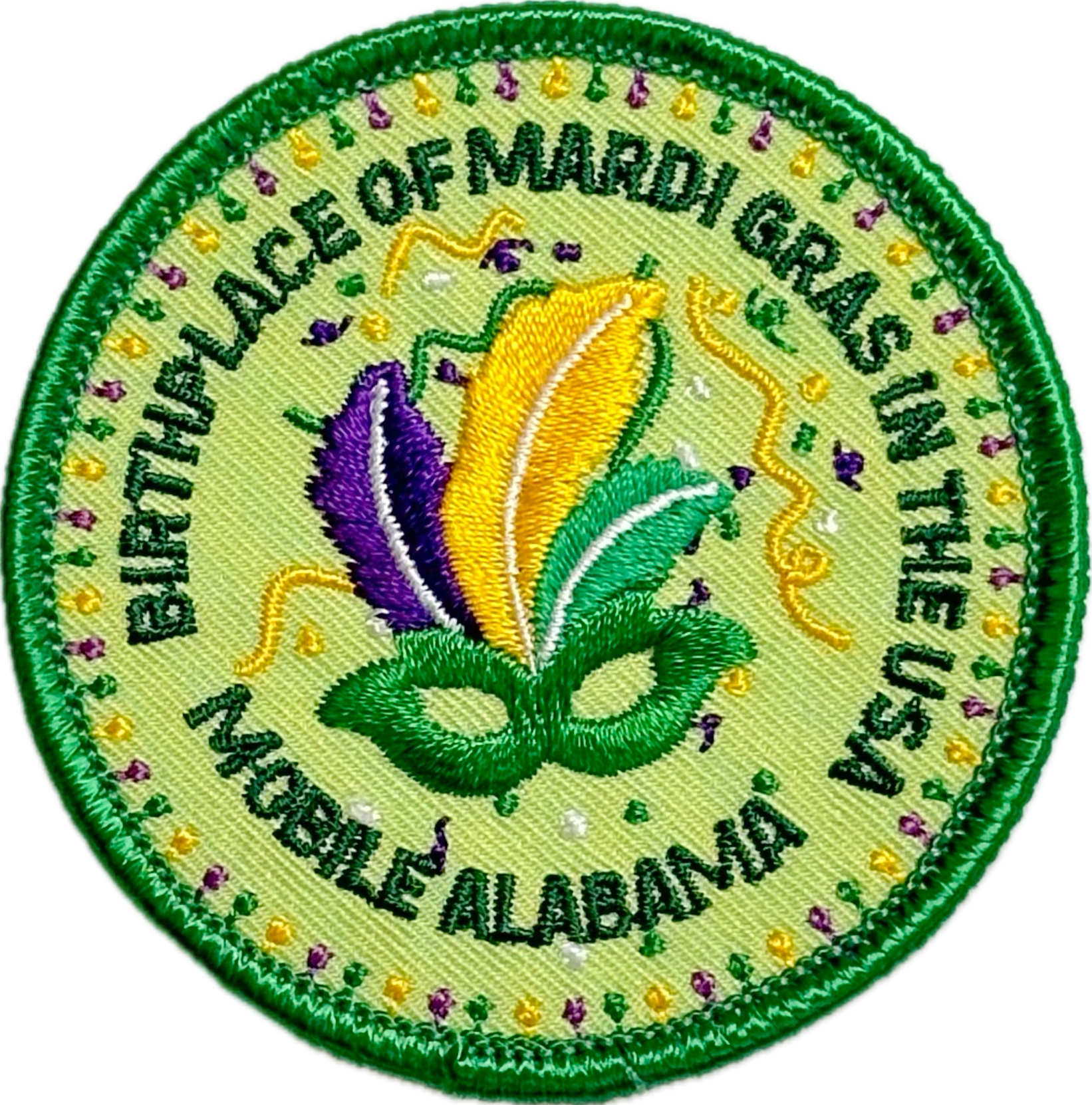 Image of GSSA Mardi Gras Patch