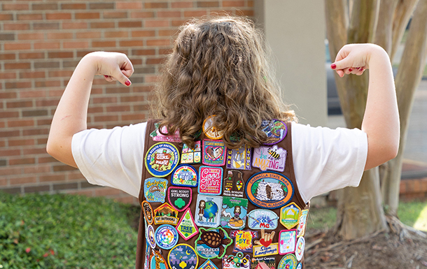 Get your Girl Scout gear.