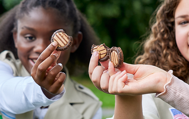 Cheers to Girl Scout cookie season!